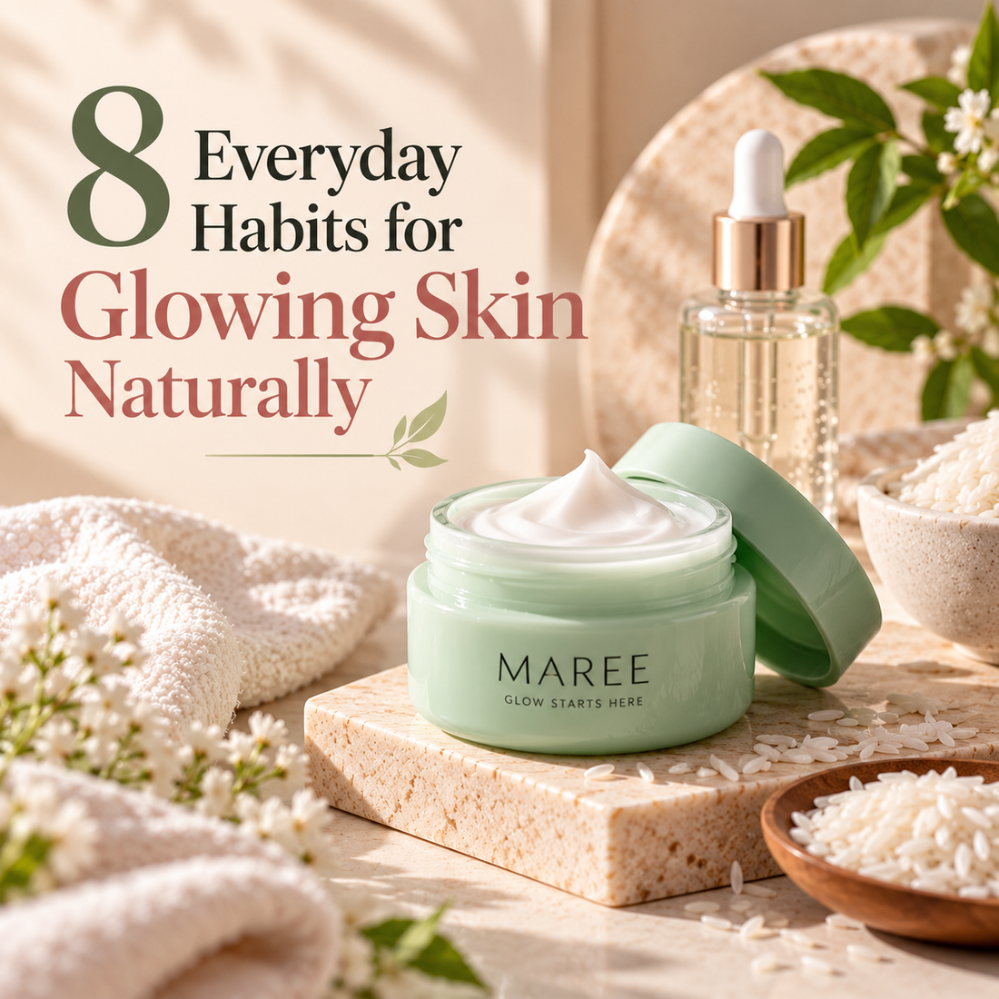 How to Get Glowing Skin Naturally: 8 Everyday Habits That Make a Difference | MAREE