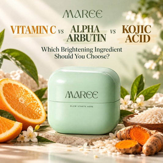 Vitamin C vs Alpha Arbutin vs Kojic Acid: Which Is Best for Your Skin? | Maree