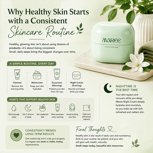 Why Healthy Skin Starts with a Consistent Skincare Routine | Maree